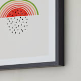 "Watermelon Rainbow " - Art Print in Melon by Anda Safta - Frame Close-up