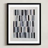 "tonality III" - Art Print in Slate by Sara Hicks Malone - Framed
