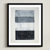 "tonality II" - Art Print in Slate by Sara Hicks Malone - Framed