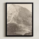"Glacier National Park" - Art Print in Sepia by Brooke Chandler - Framed
