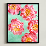 "Titania" - Art Print in Peony Pink by Kristin Muntean - Framed