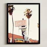 "Canter's" - Art Print in Sunset Blvd by Vera Mladenovic - Framed