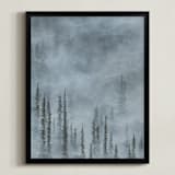 "Clarity." - Art Print in Storm Grey by Emily Magone - Framed