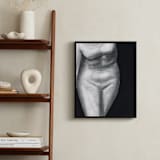 "Undefined" - Art Print in charcoal by Lindsay Megahed - In a Room