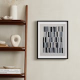 "tonality III" - Art Print in Slate by Sara Hicks Malone - In a Room