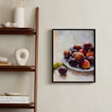 "Summer Plums" - Art Print in Plum by Wendy Keller - In a Room