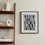 "tonality I" - Art Print in Slate by Sara Hicks Malone - In a Room