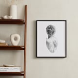 "Figure Drawing No.17" - Art Print in Graphite by Jess Blazejewski - In a Room