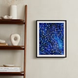 "Constellations" - Art Print in Deep blue by Alexandra Dzh - In a Room