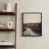 "The Road Home" - Art Print in Autumn Brown by Gray Star Design - In a Room