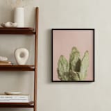 "Blushing Cactus" - Art Print in Blushing Cactus by Kristi Jackson - In a Room