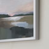 "Twilight Sun" - Art Print in Twilight Green by AlisonJerry - Frame Close-up