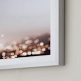 "Warm Evening I" - Art Print in City Sky by Caroline Mint - Frame Close-up