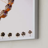 "California Dreams" - Art Print in Soft Pink by Kitty Seeber - Frame Close-up