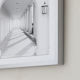 "Arches" - Art Print in Column White by Ilze Lucero - Frame Close-up