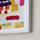 "What you want" - Art Print in Magenta by HAPI ART - Frame Close-up