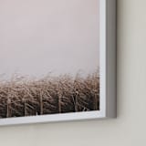 "Late Harvest" - Art Print in Mist by Robin Ott - Frame Close-up