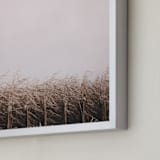 "Late Harvest" - Art Print in Mist by Robin Ott - Frame Close-up
