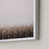 "Late Harvest" - Art Print in Mist by Robin Ott - Frame Close-up