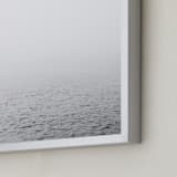 "Breathe" - Art Print in Fog Grey by Emily Denis - Frame Close-up
