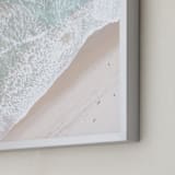 "In between " - Art Print in Blue turquoise by Caroline Mint - Frame Close-up