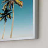 "Just the 2 of Us" - Art Print in Beach Blue by Kisco Print Shop - Frame Close-up