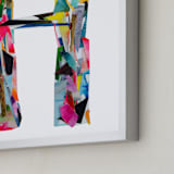 "Collage letter H" - Art Print in Holi by Kiana Lee - Frame Close-up
