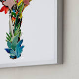 "Collage letter Y" - Art Print in Yarrow by Kiana Lee - Frame Close-up