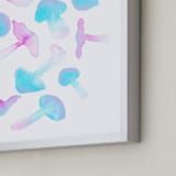 "electric mushrooms" - Art Print in Electric by Belia Simm - Frame Close-up