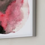 "Monolito" - Art Print in Petra Red by Belia Simm - Frame Close-up