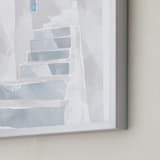 "when in santorini." - Art Print in azurite by silverscreen studio - Frame Close-up