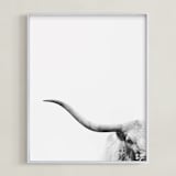 "Brandir" - Art Print in Charcoal by Amy Carroll - Framed
