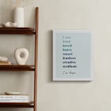 "Positive Affirmations" - Personalized Art Print in Winter by Nazia Hyder - In a Room
