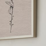 "Dancing Branches" - Art Print in Brown Paper by Andrea Rose - Frame Close-up