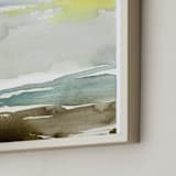 "Sunset Fade No 1" - Art Print in Mist by Kelly Ventura - Frame Close-up