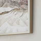 "white canyon 3" - Art Print in cream by Kamala Nahas - Frame Close-up