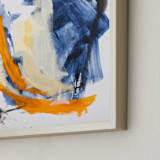 "Lawless4." - Art Print in Love Fever Blue by Jihye Back Kim - Frame Close-up