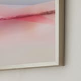 "Sailors Delight" - Art Print in Pink Skies by Karen Kardatzke - Frame Close-up