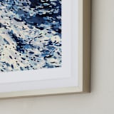 "Zuma" - Art Print in Sky Blue by Katie Craig - Frame Close-up