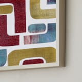 "Possibilities" - Art Print in Mustard by Bethania Lima - Frame Close-up