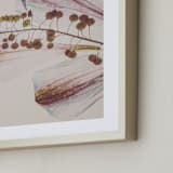 "Delicate Petal" - Art Print in Vintage by Karen Kardatzke - Frame Close-up