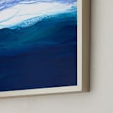 "saltwater current" - Art Print in saltwater by Teodora Guererra - Frame Close-up