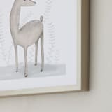 "In a daydream" - Art Print in Woodlands dawn by Maja Cunningham - Frame Close-up