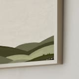 "Meadow Winds" - Art Print in Moonlit Cream by Black Botanic - Frame Close-up