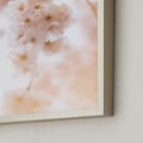 "Spring Cherry Bloom No. 3" - Art Print in Warm Peach by Jacquelyn Sloane Siklos - Frame Close-up