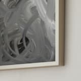 "All That Jazz" - Art Print in smokey grey by Camille Pietrow - Frame Close-up