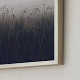 "Neutral silence" - Art Print in Neutral by Lying on the grass - Frame Close-up