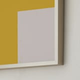 "Color Block No. 3" - Art Print in Dusky Pink by MinimalType - Frame Close-up