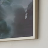 "Processing" - Art Print in steel by Sarah Hart Morgan - Frame Close-up