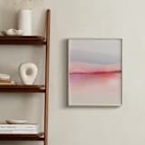 "Sailors Delight" - Art Print in Pink Skies by Karen Kardatzke - In a Room